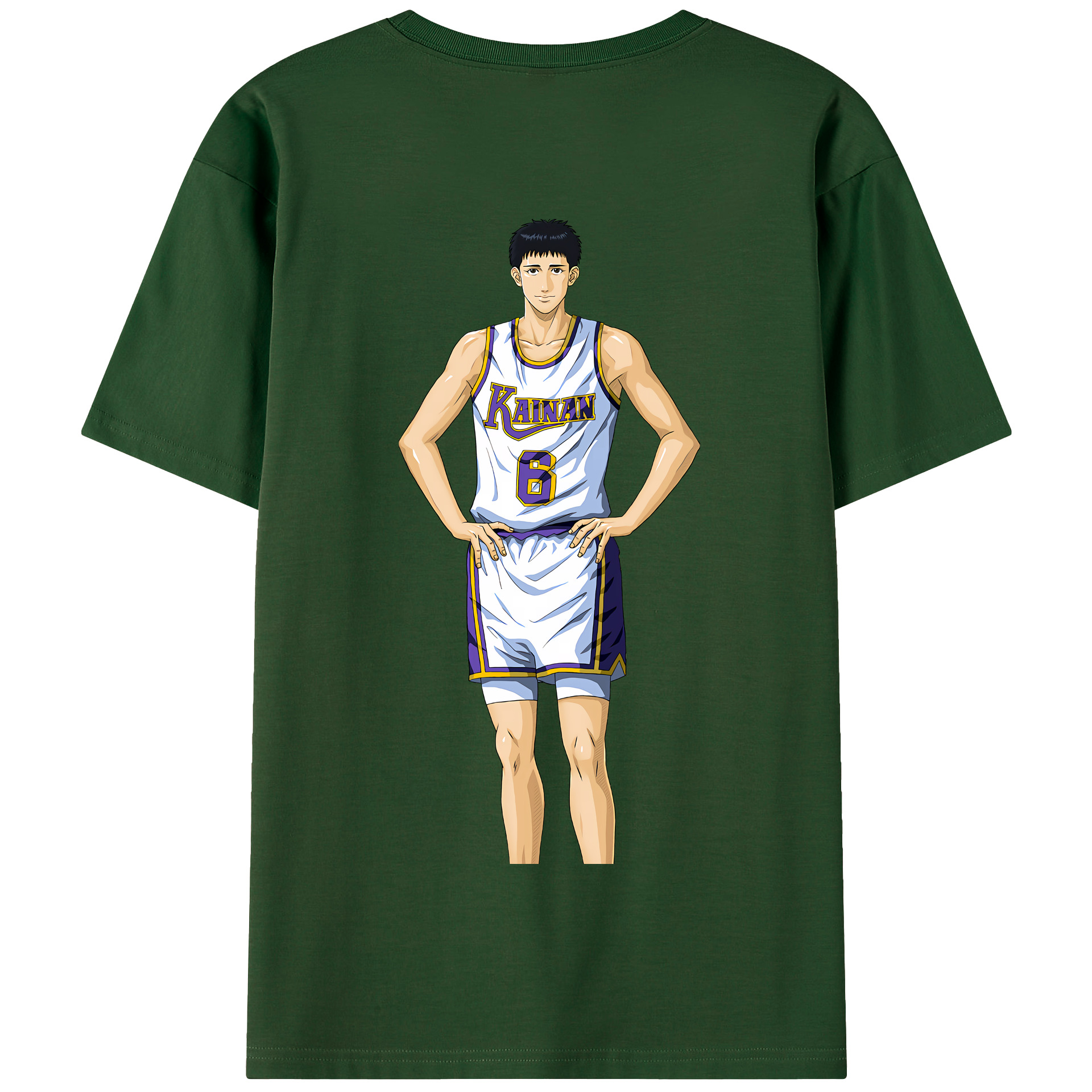 SLAM DUNK／スラムダンク 綿100％半袖Tシャツ（背面プリント）